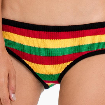 Rasta Bikini Bottom and Panty