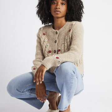 Edith Cardigan in Wool and the Gang Feeling Good Yarn - V778670452 - Leaflet