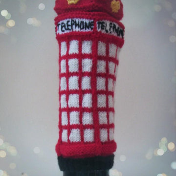 Telephone Box Wine Bottle Cover
