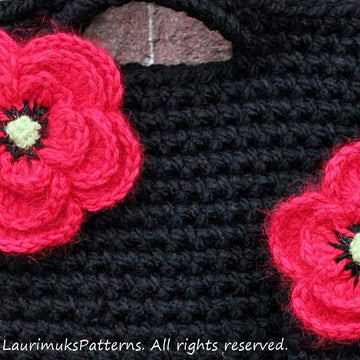 Mum and I poppy purses