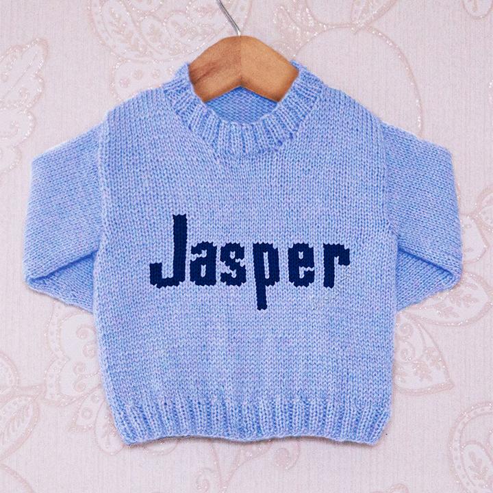 Intarsia - Jasper Moniker Chart - Childrens Sweater