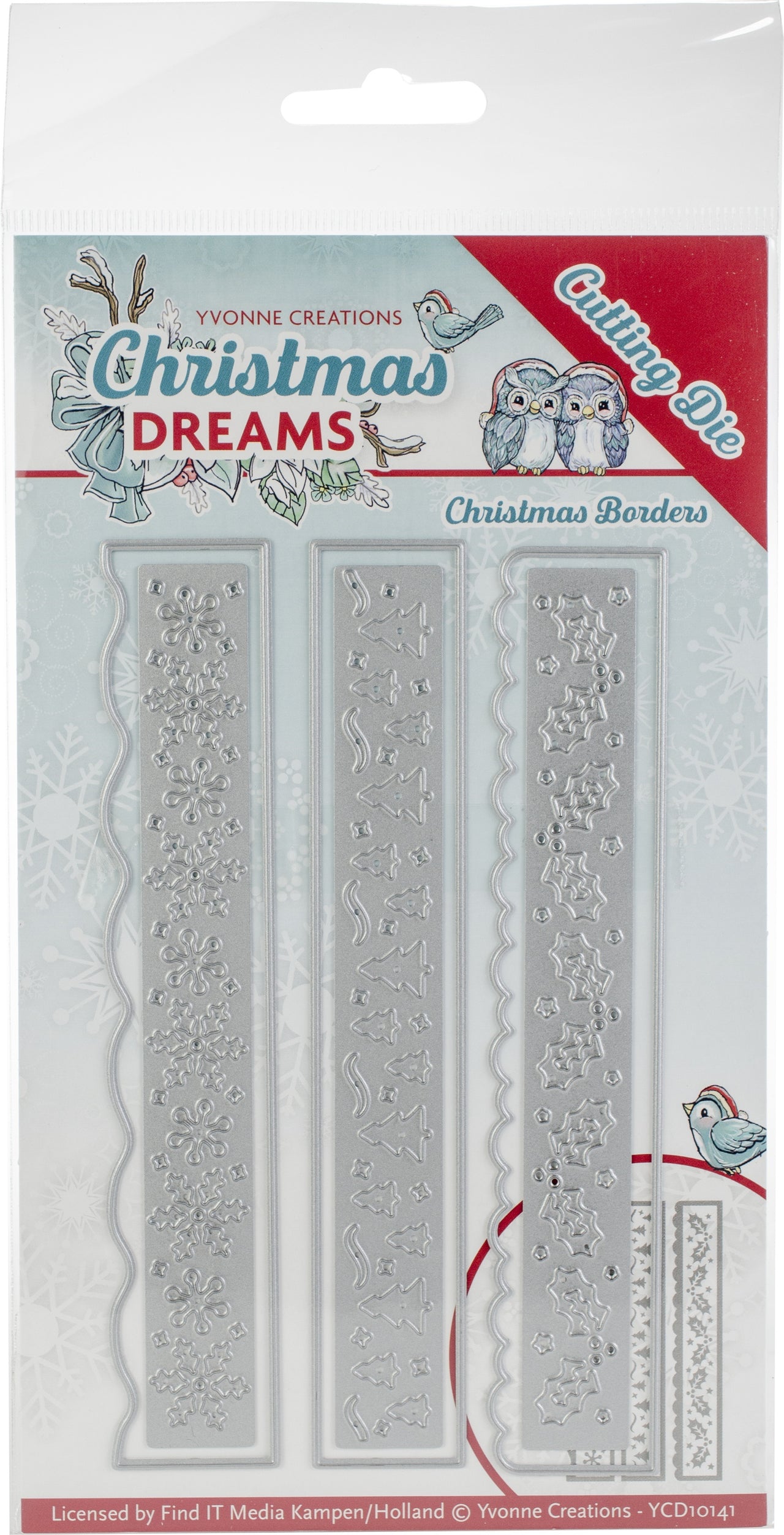 Find It Trading Yvonne Creations Die - Borders, Christmas Dreams