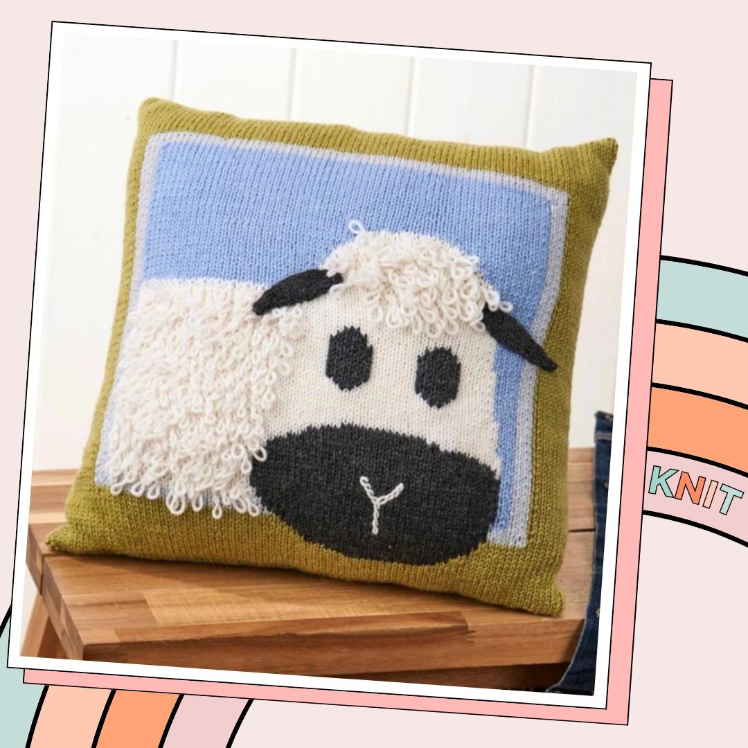 Ewan Woolly Sheep Cushion Pattern
