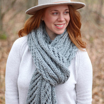 Lattice Blanket Scarf
