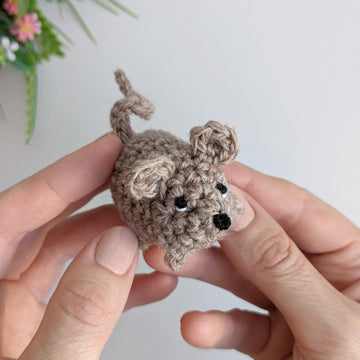 Crochet mouse pattern, easy crochet amigurumi pattern, crochet animals plush pattern