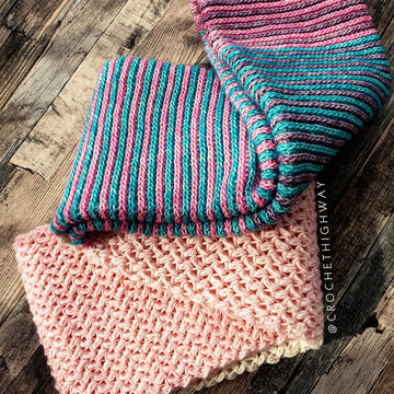 Sugar Stripe Infinity Scarf