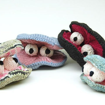 Chowder Clam Amigurumi Toy