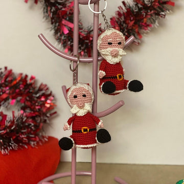 Santa keychain