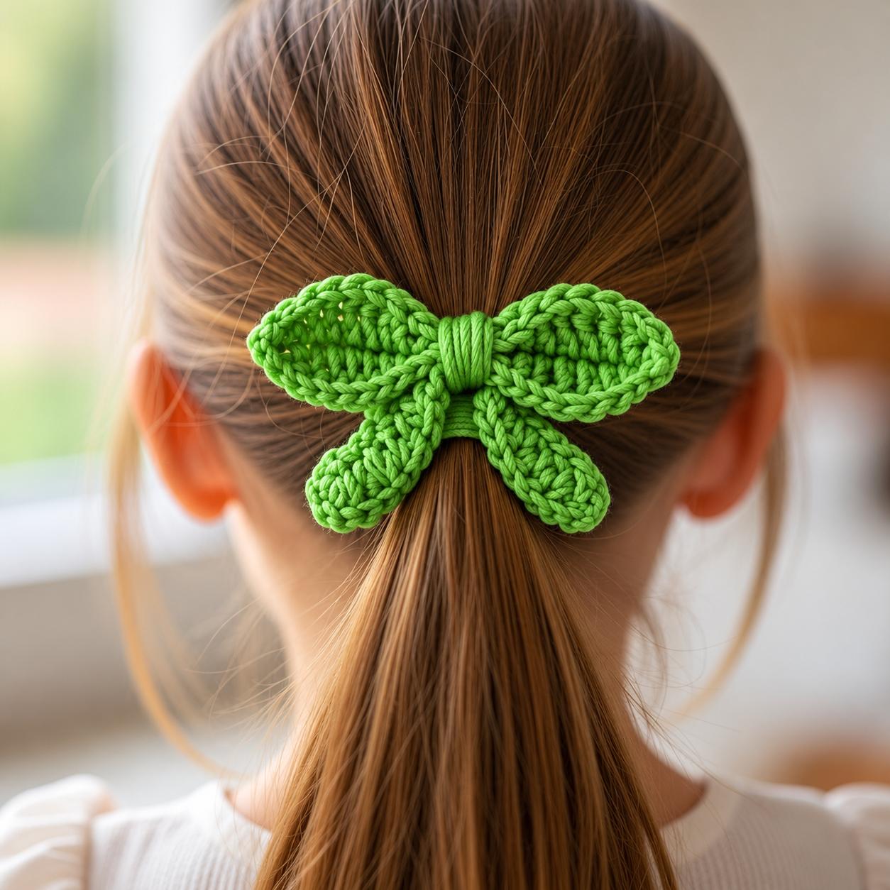 Crochet Bow Scrunchie PDF & Video Tutorial