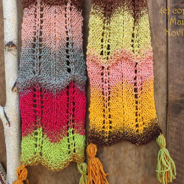 Autumn Joy Lace Scarf