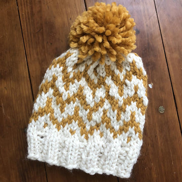Barley Chevron Hat
