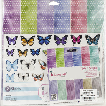 Dress My Crafts Collection Kit - Dots & Strips