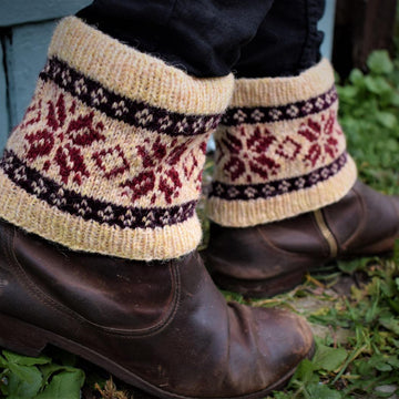 Snowflakes Boot Cuffs
