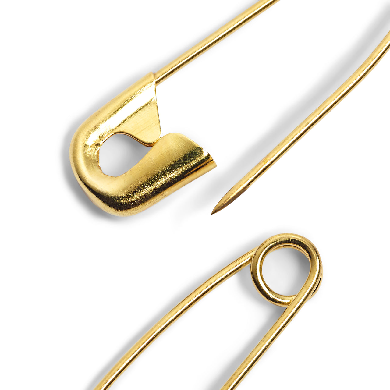 Prym Safety Pins curved No. 2 38mm Gold-Coloured