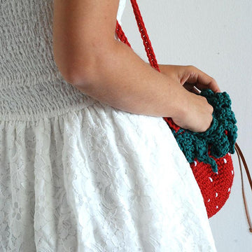 Strawberry bag and purse
