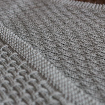 Hessian Baby Blanket