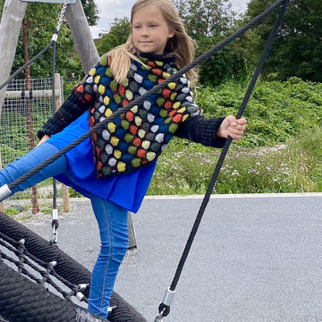 Honeycomb Poncho for Miss