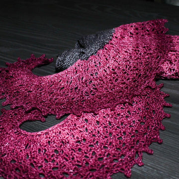 Dragon's Crescent Shawl