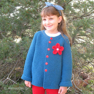 Children’s Cardigan with Embellishments