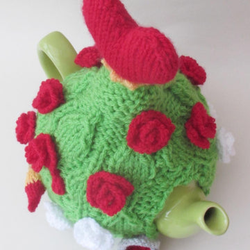 Painting the White Roses Red Tea Cosy