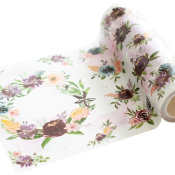 Pinkfresh Studio Washi Tape 5.5"X11yd - Painted Floral