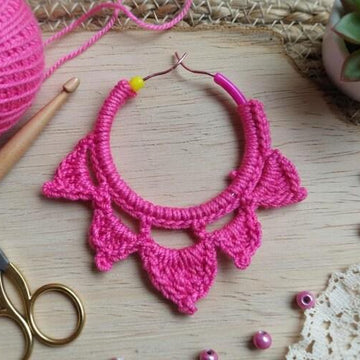 Crochet earrings Pdf + Video Tutorial