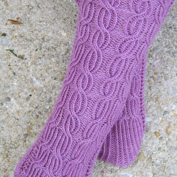 Mt. Meakin Cabled Socks