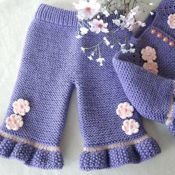 Knitting PATTERN Baby Girl Clothes Baby Cardigan Baby Pants