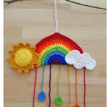 Rainbows and sunshine Wall hanging