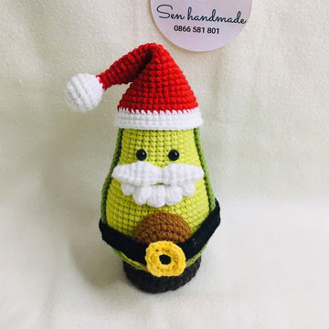 Santa Cado -Crochet pattern - PDF file- English