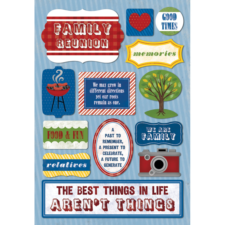 Karen Foster Cardstock Stickers - We Are Family