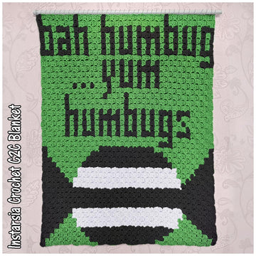 Intarsia - Bah Humbug ...Yum Humbugs - Chart Only