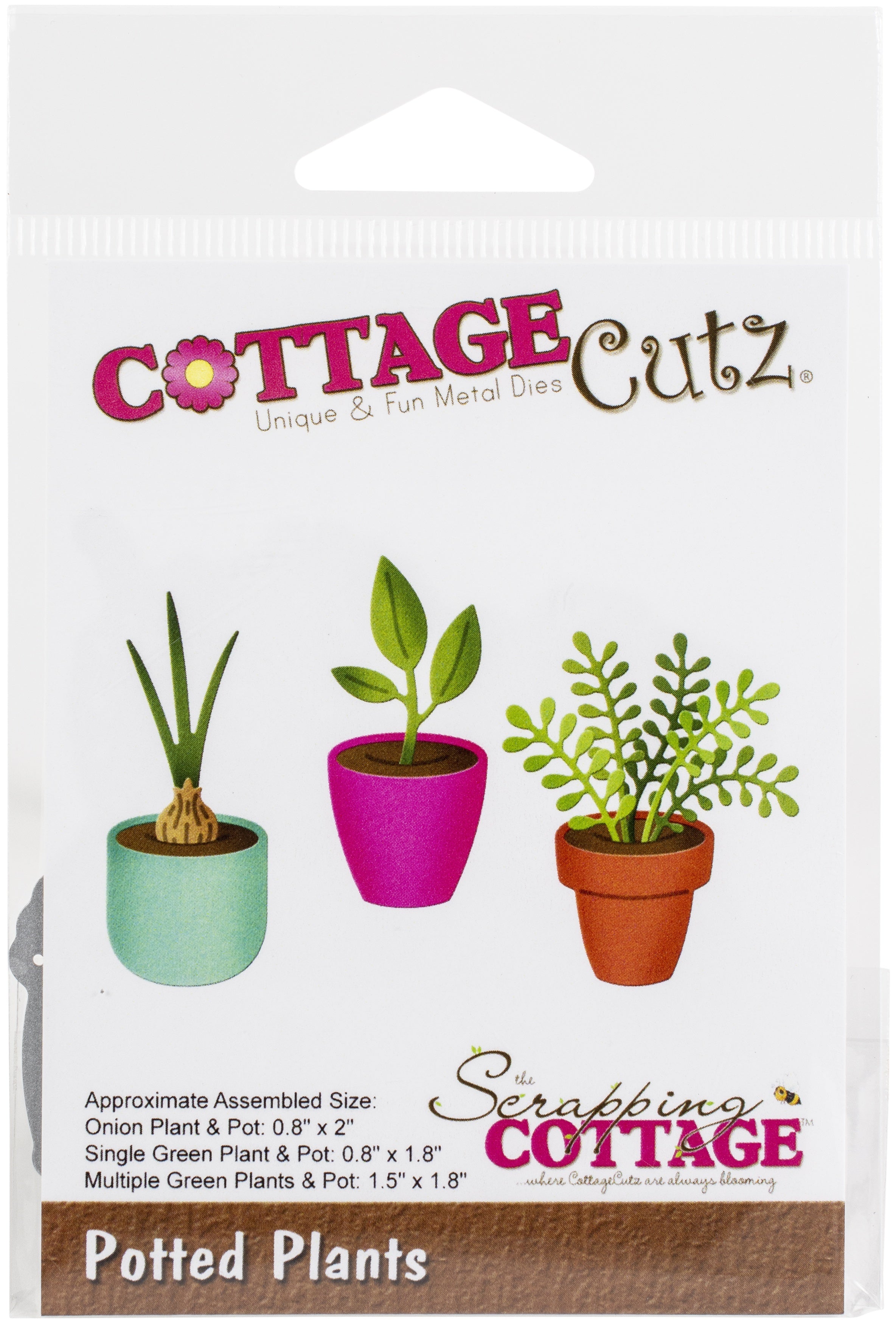 CottageCutz Dies - Potted Plants 2" To .8"