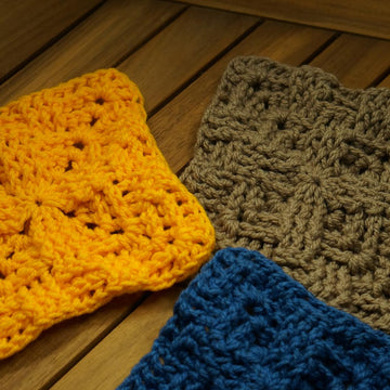 Basketweave granny square