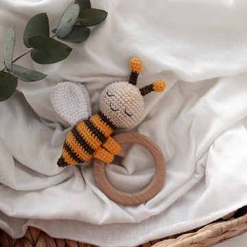 Baby teether toys Bee and Ladybug