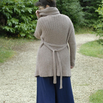 Shawl collar wrap
