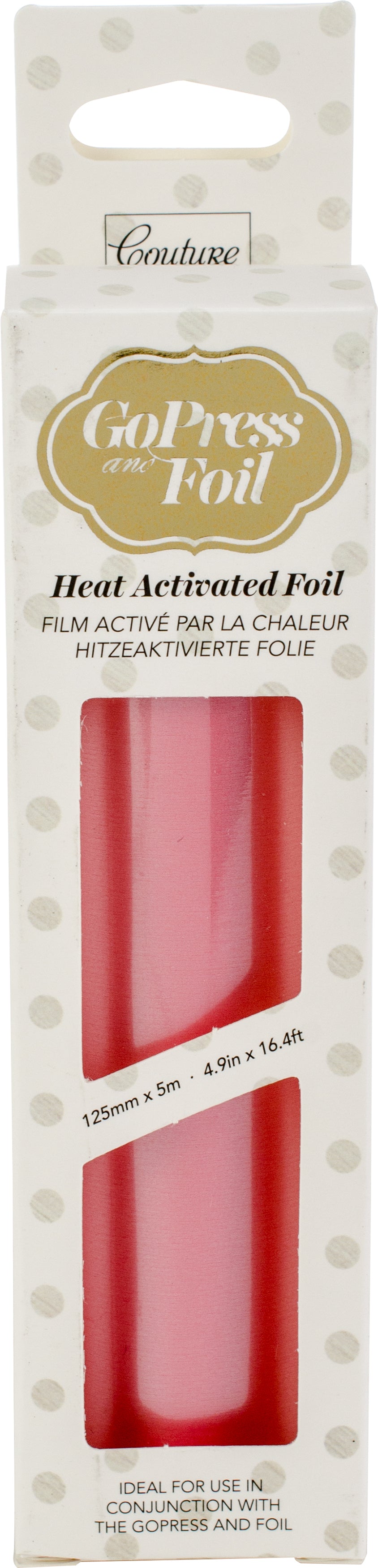Artdeco Creations Couture Creations Foil 5"X16.4' - Peach-Matte Finish