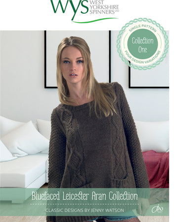Cardigans, Sweaters and Scarf in West Yorkshire Spinners Bluefaced Leicester Naturals Aran - Downloadable PDF
