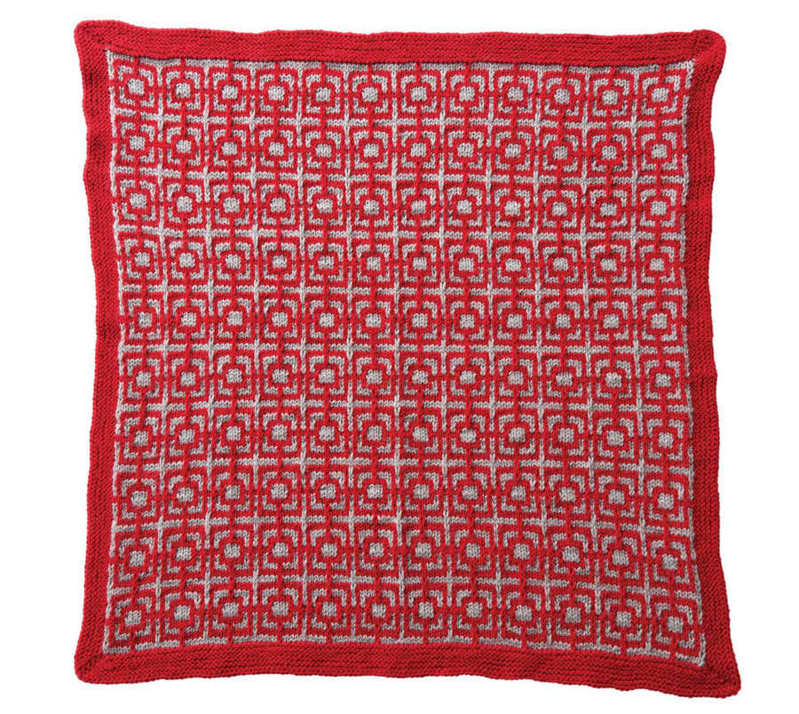 The Square Within Blanket Square for Stocking in Caron United - Downloadable PDF