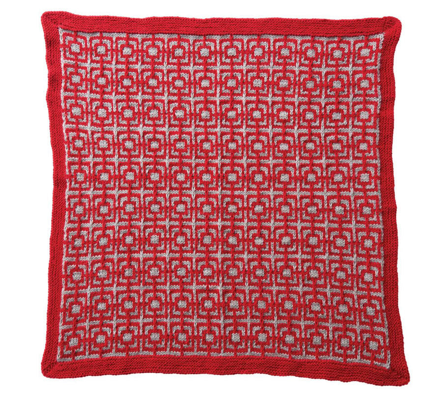 The Square Within Blanket Square for Stocking in Caron United - Downloadable PDF