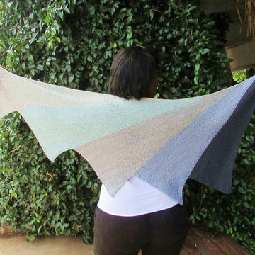 Colour Block Shawl