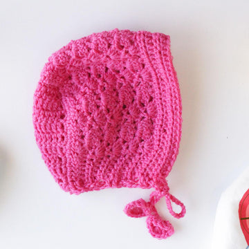 Shell Newborn Baby Bonnet