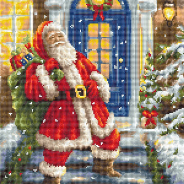 Luca-S Santa's Visit Cross Stitch Kit