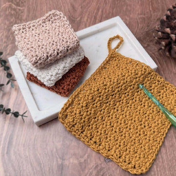 Crunch Stitch Washcloth