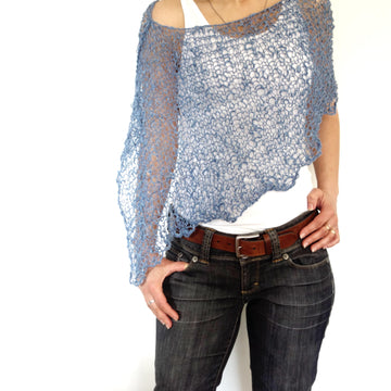 Aqua Wavy Edge Coverup