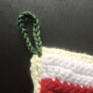 Christmas Sugar Cookie Stocking Ornament
