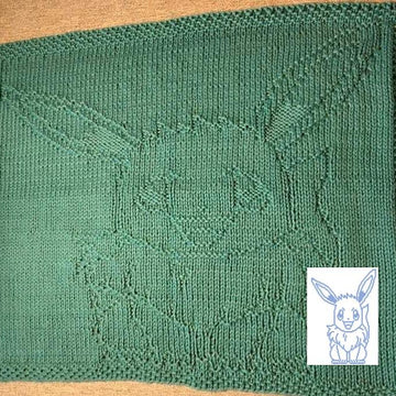 Nr. 184 Pockemon Eevee 89 stitches