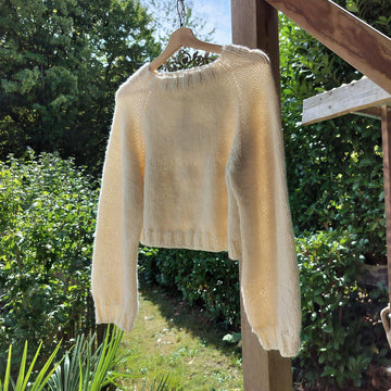 Simple cropped sweater