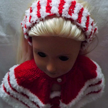 Christmas dress and dolls cape
