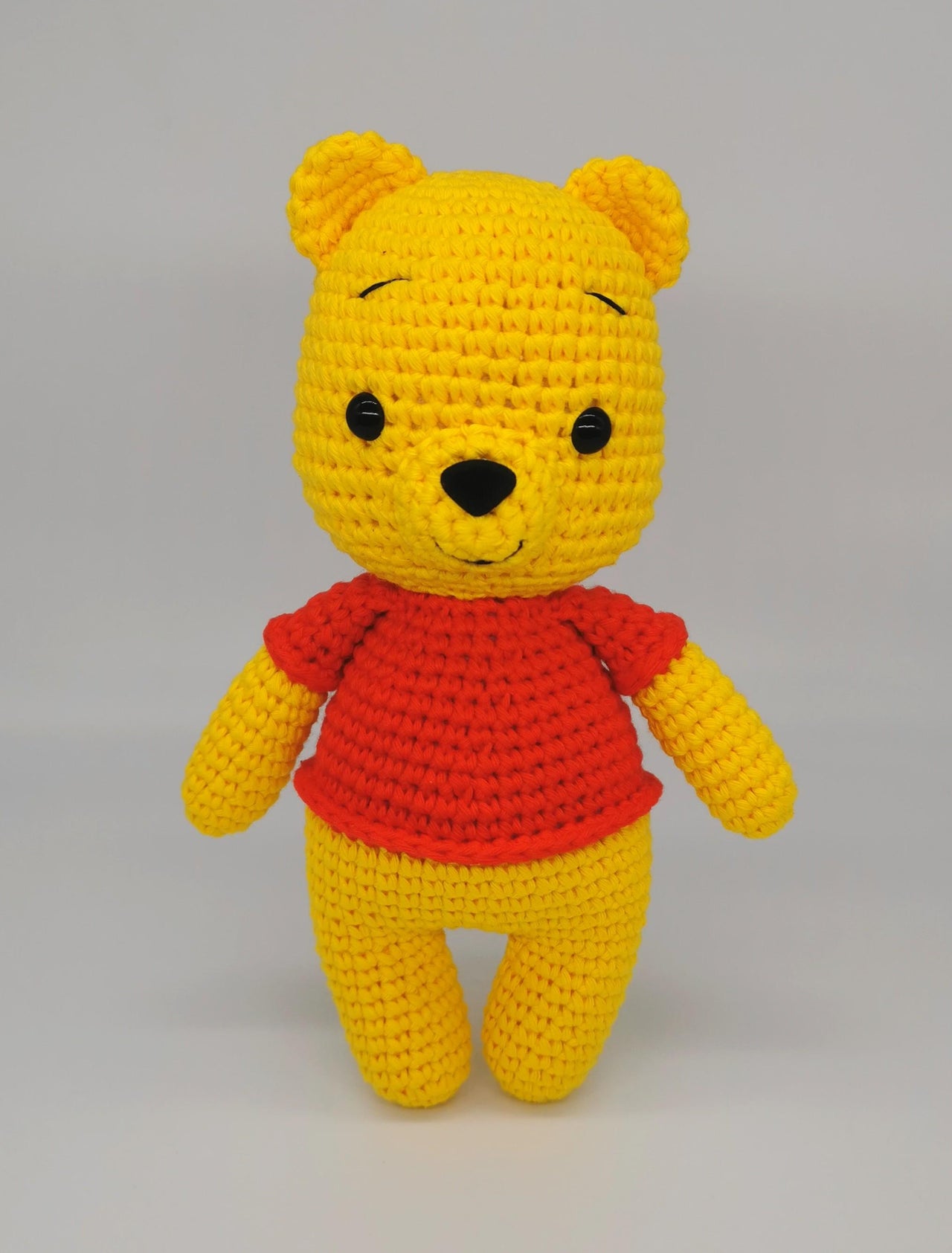 Crochet Winnie the Pooh toy pattern amigurumi teddy bear
